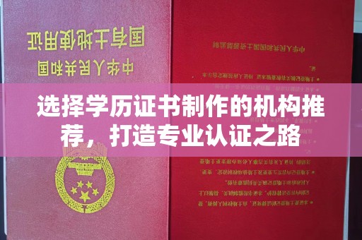 栾川选择学历证书制作的机构推荐，打造专业认证之路